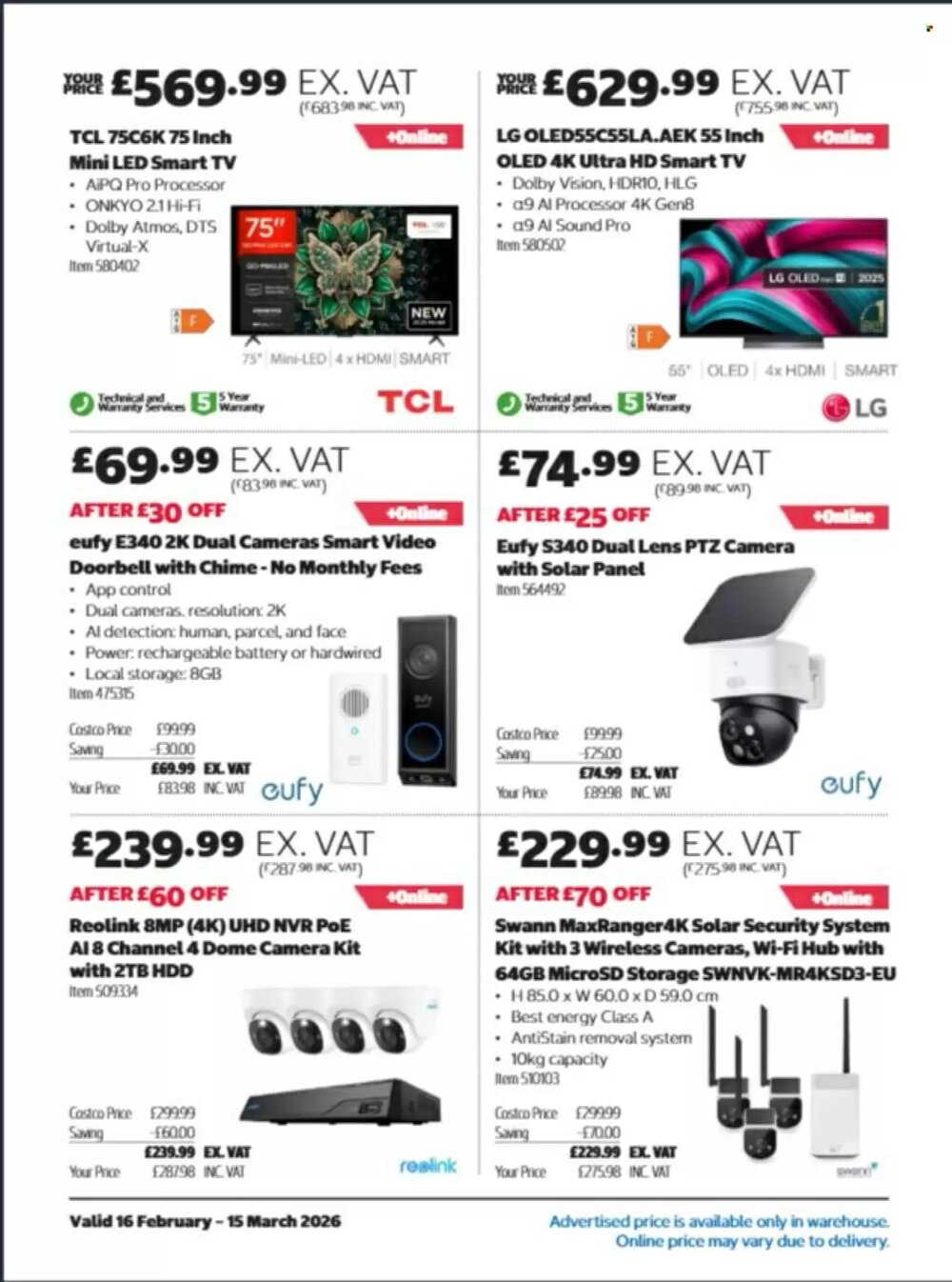 Costco offers valid from 16/02/2026 - Page 4.