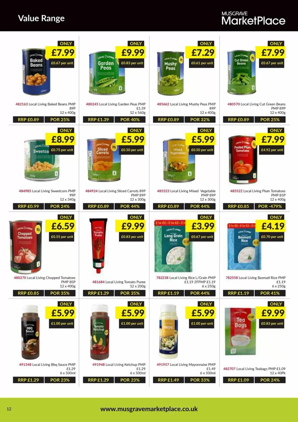 Musgrave MarketPlace offers valid from 16/02/2026 - Page 12.