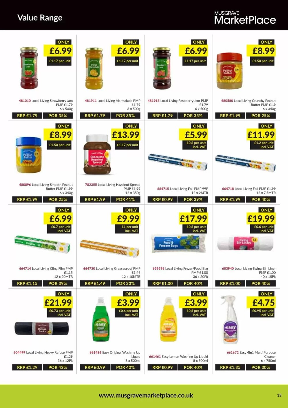 Musgrave MarketPlace offers valid from 16/02/2026 - Page 13.