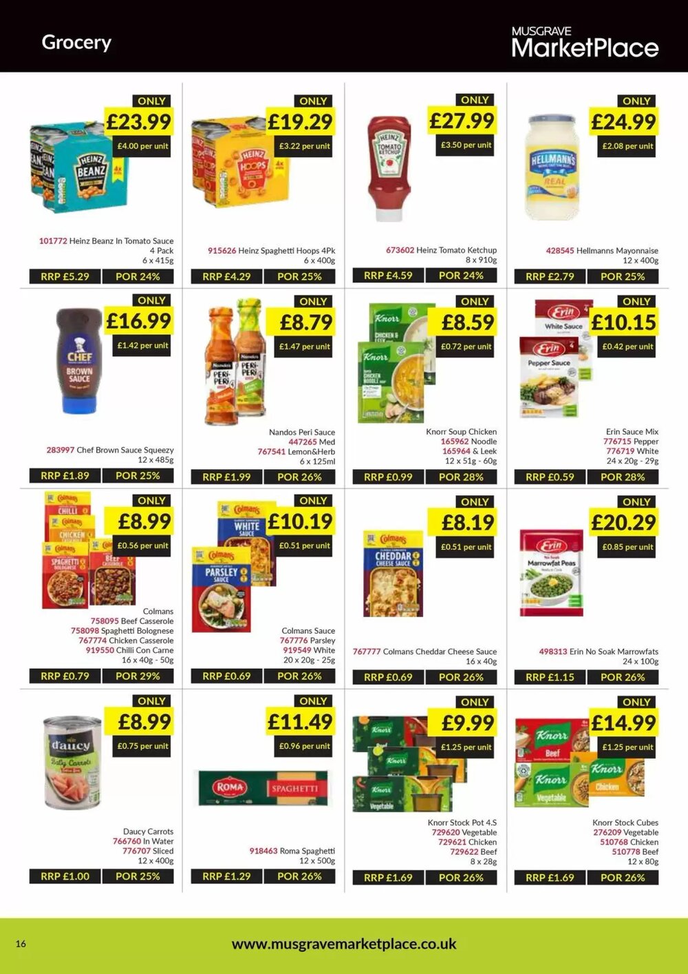 Musgrave MarketPlace offers valid from 16/02/2026 - Page 16.