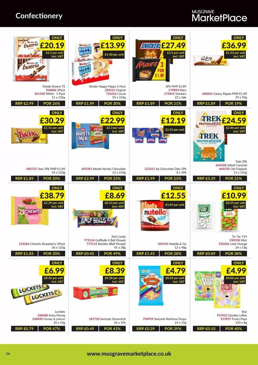 Musgrave MarketPlace offers valid from 16/02/2026 - Page 26.