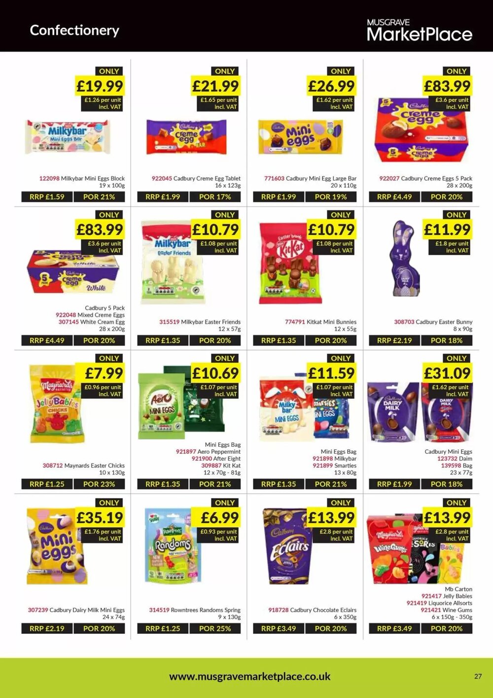 Musgrave MarketPlace offers valid from 16/02/2026 - Page 27.