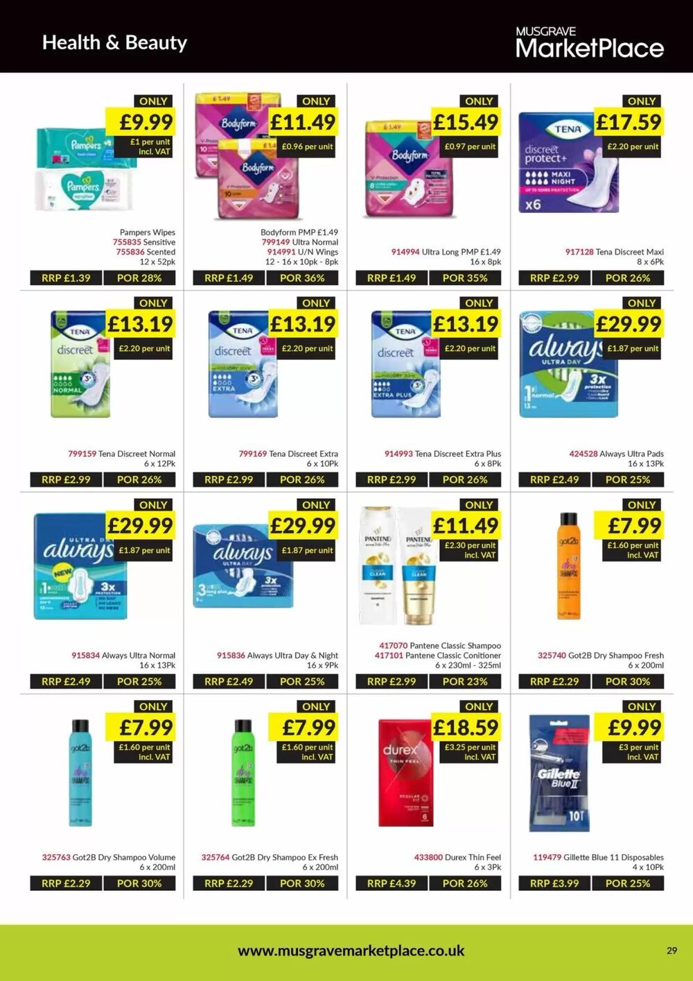 Musgrave MarketPlace offers valid from 16/02/2026 - Page 29.