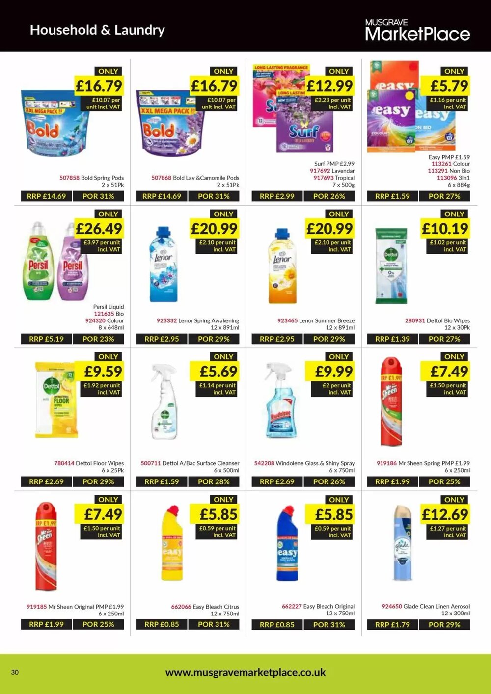 Musgrave MarketPlace offers valid from 16/02/2026 - Page 30.