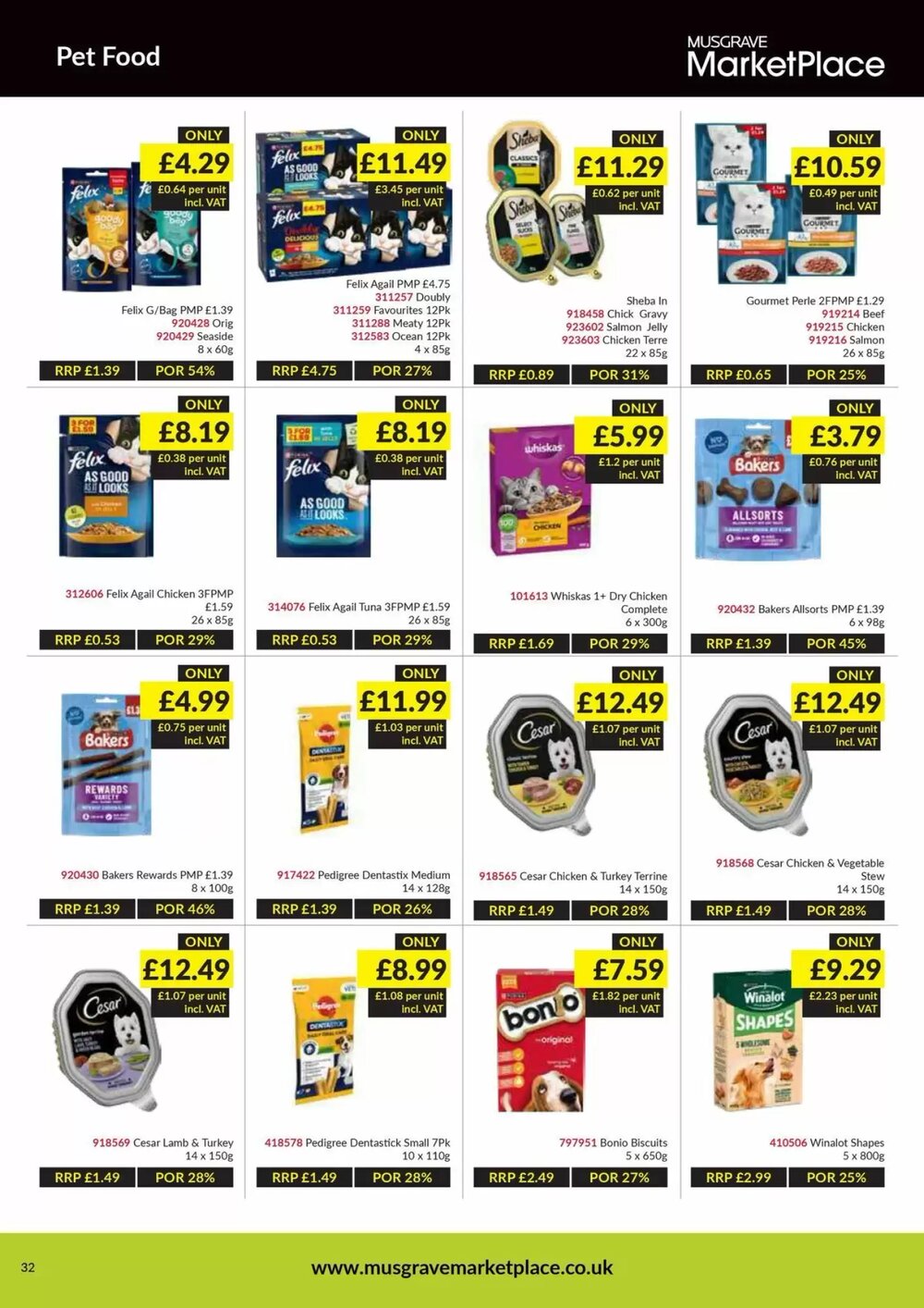 Musgrave MarketPlace offers valid from 16/02/2026 - Page 32.
