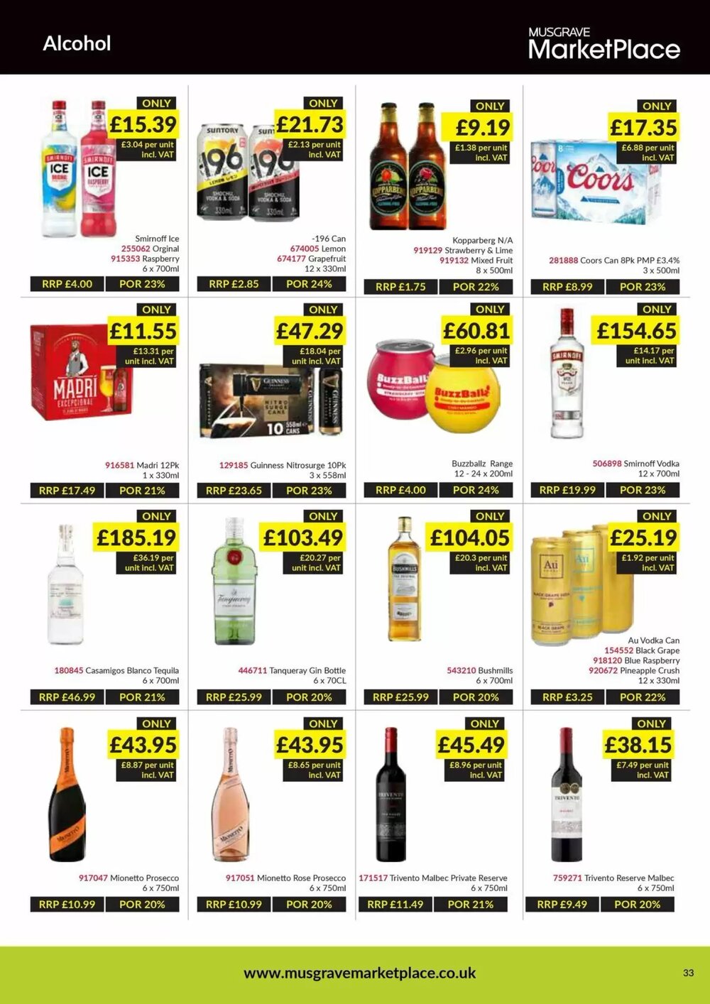 Musgrave MarketPlace offers valid from 16/02/2026 - Page 33.