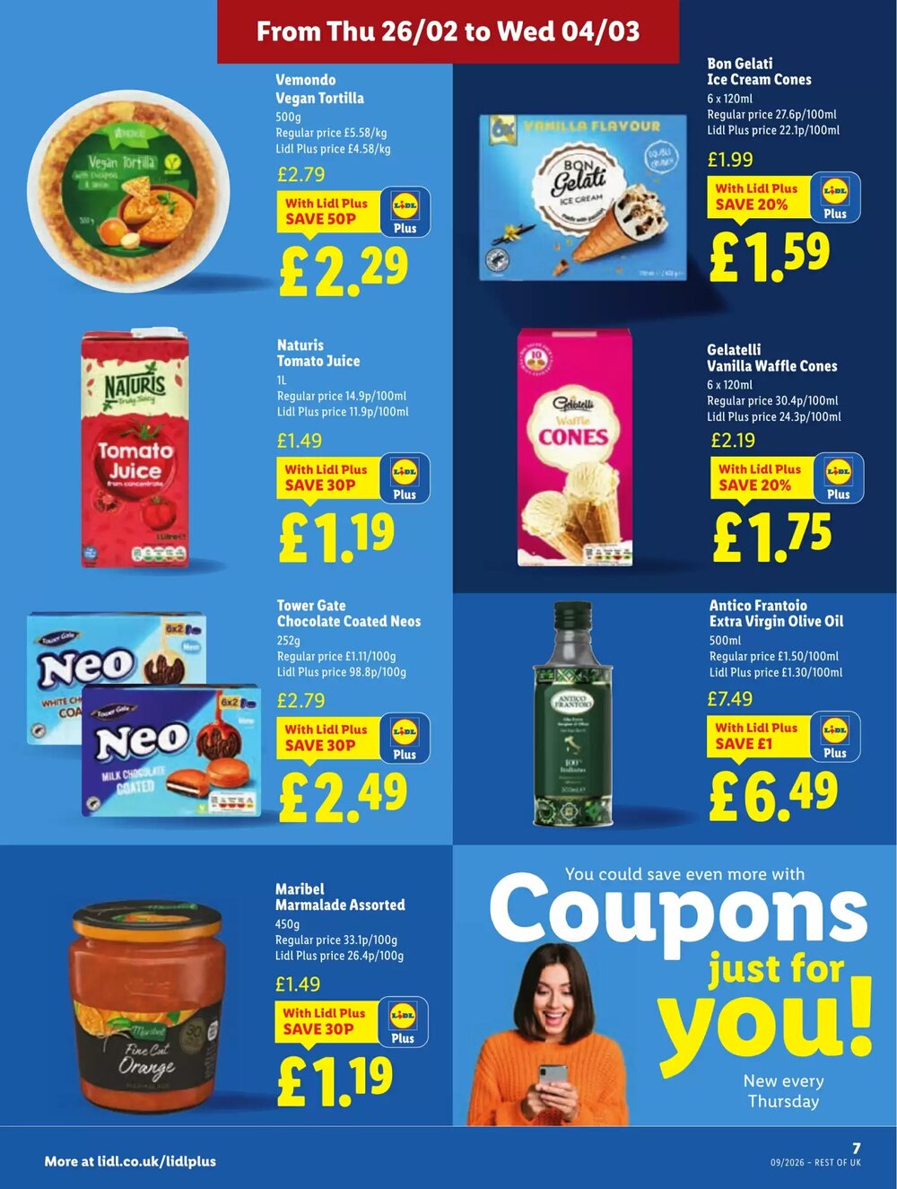 Lidl offers valid from 26/02/2026 - Page 7.