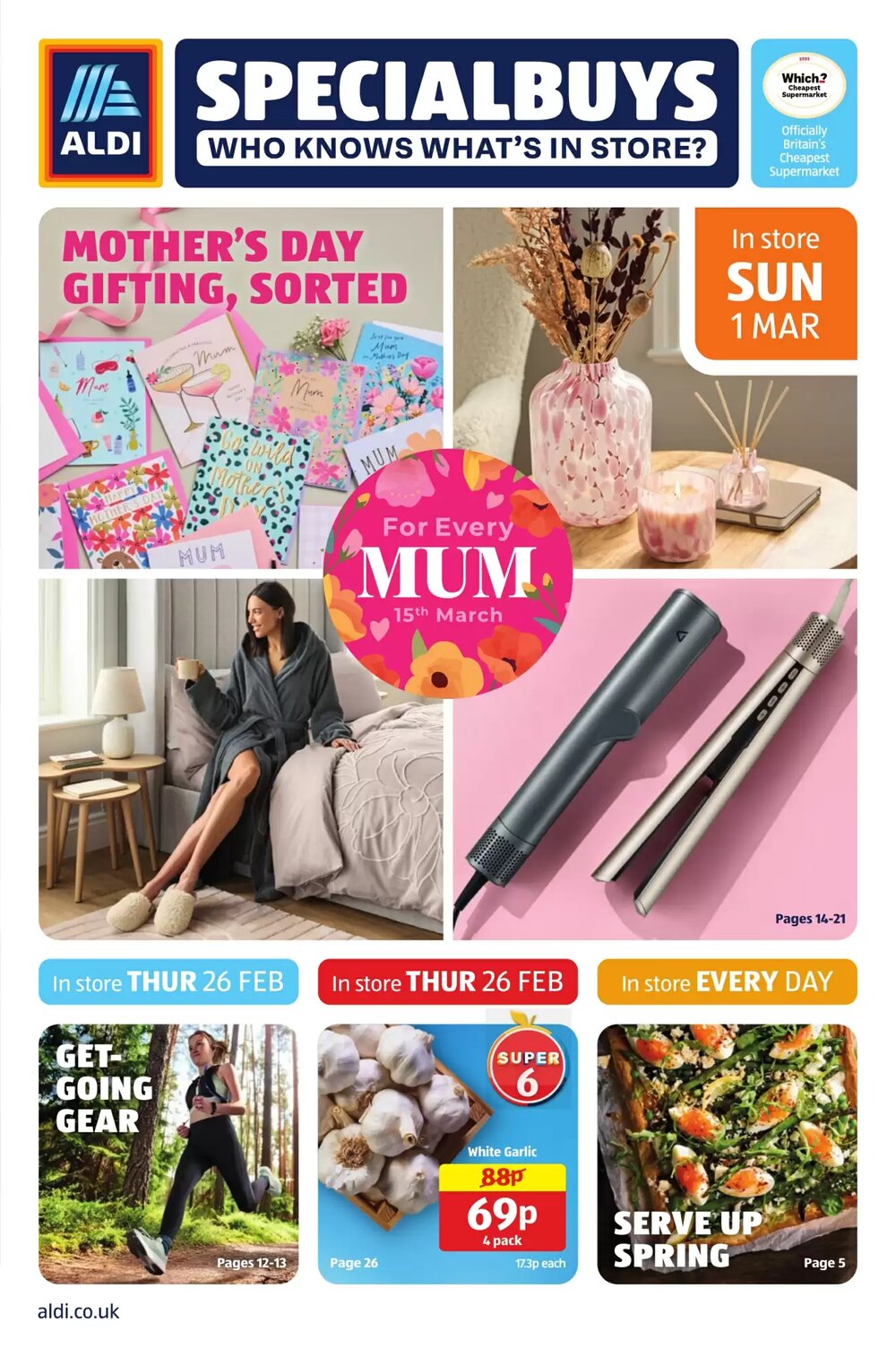Aldi offers valid from 26/02/2026 - Page 1.