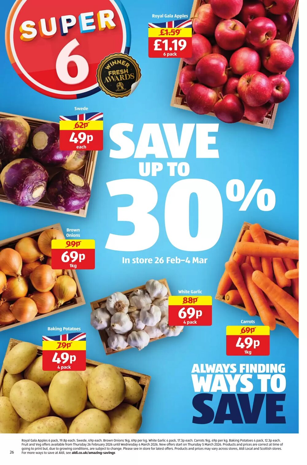 Aldi offers valid from 26/02/2026 - Page 26.