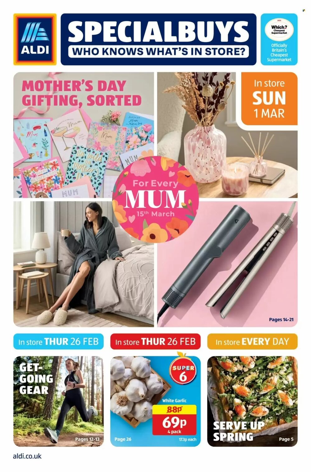 Aldi offers valid from 26/02/2026 - Page 1.