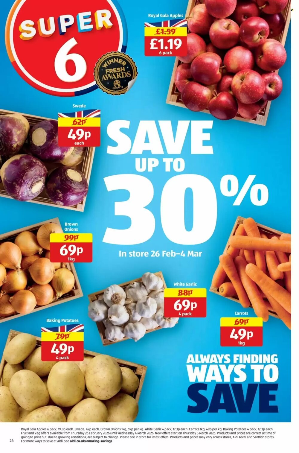 Aldi offers valid from 26/02/2026 - Page 26.