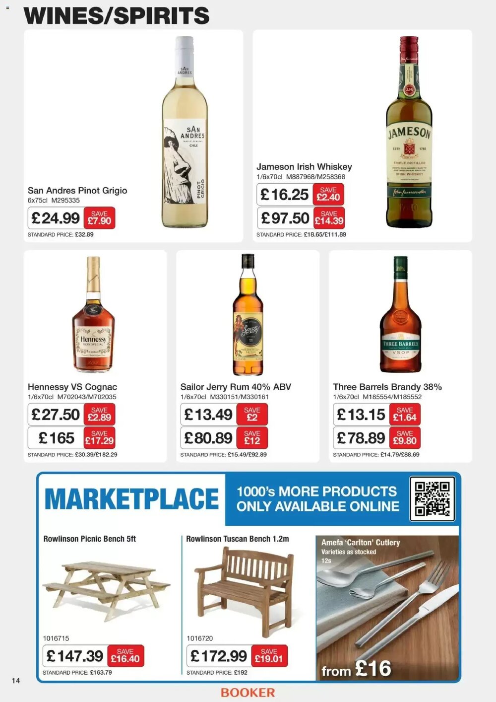 Booker Wholesale offers valid from 04/03/2026 - Page 14.