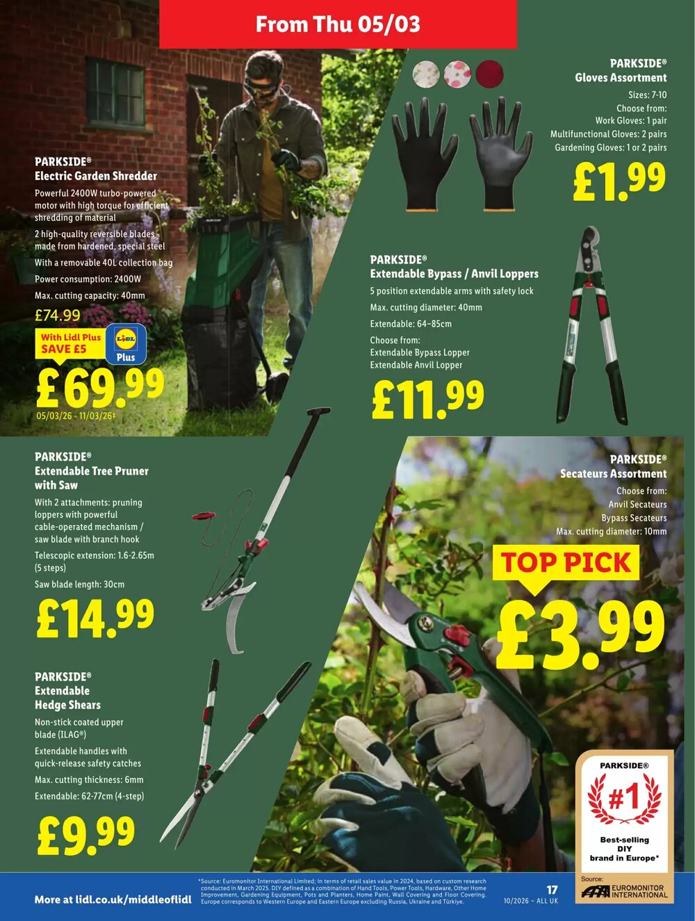 Lidl offers valid from 05/03/2026 - Page 17.