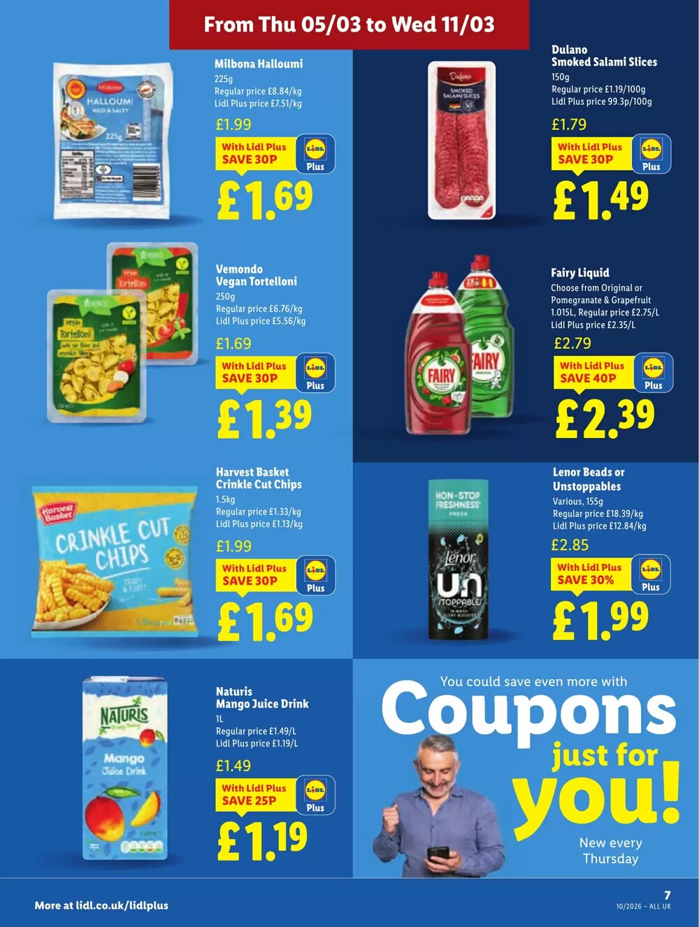 Lidl offers valid from 05/03/2026 - Page 7.