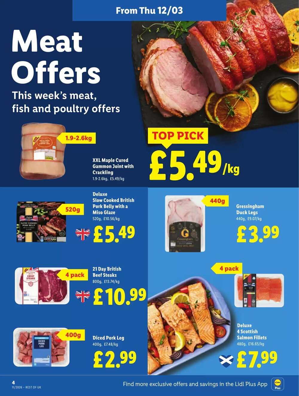 Lidl offers valid from 12/03/2026 - Page 4.