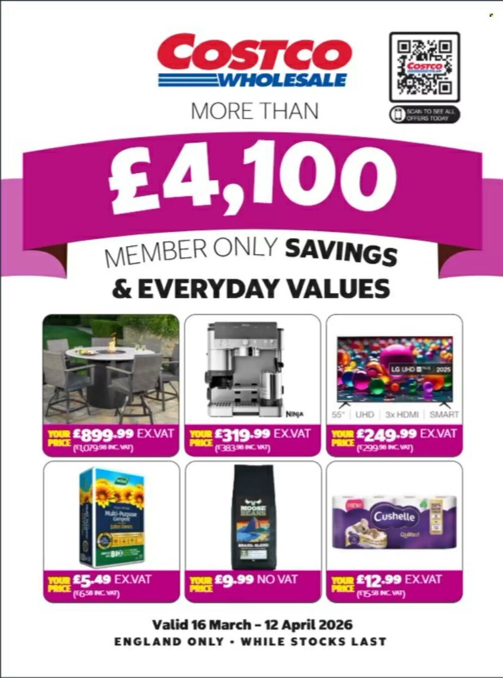 Costco offers valid from 16/03/2026 - Page 1.