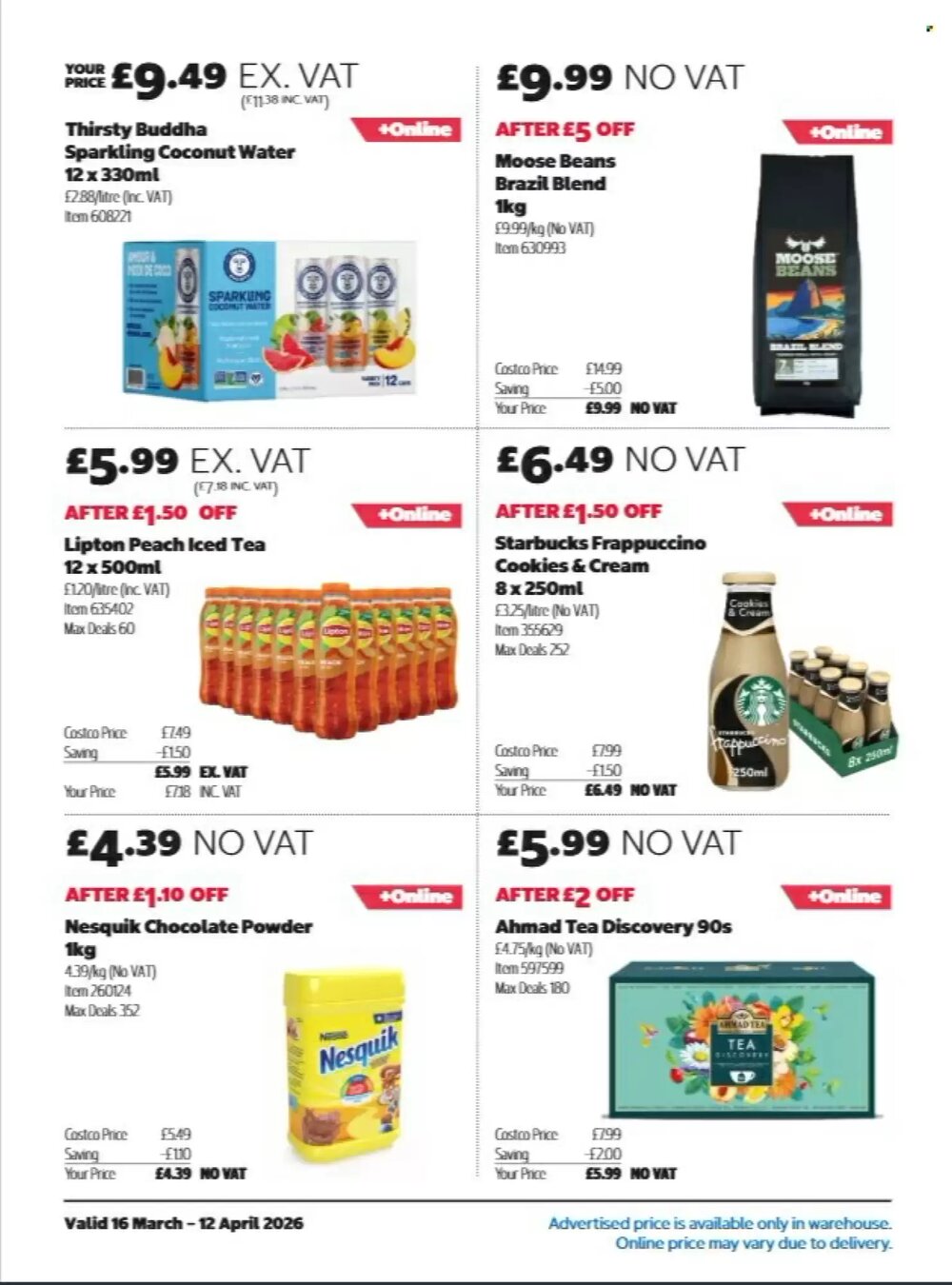Costco offers valid from 16/03/2026 - Page 12.