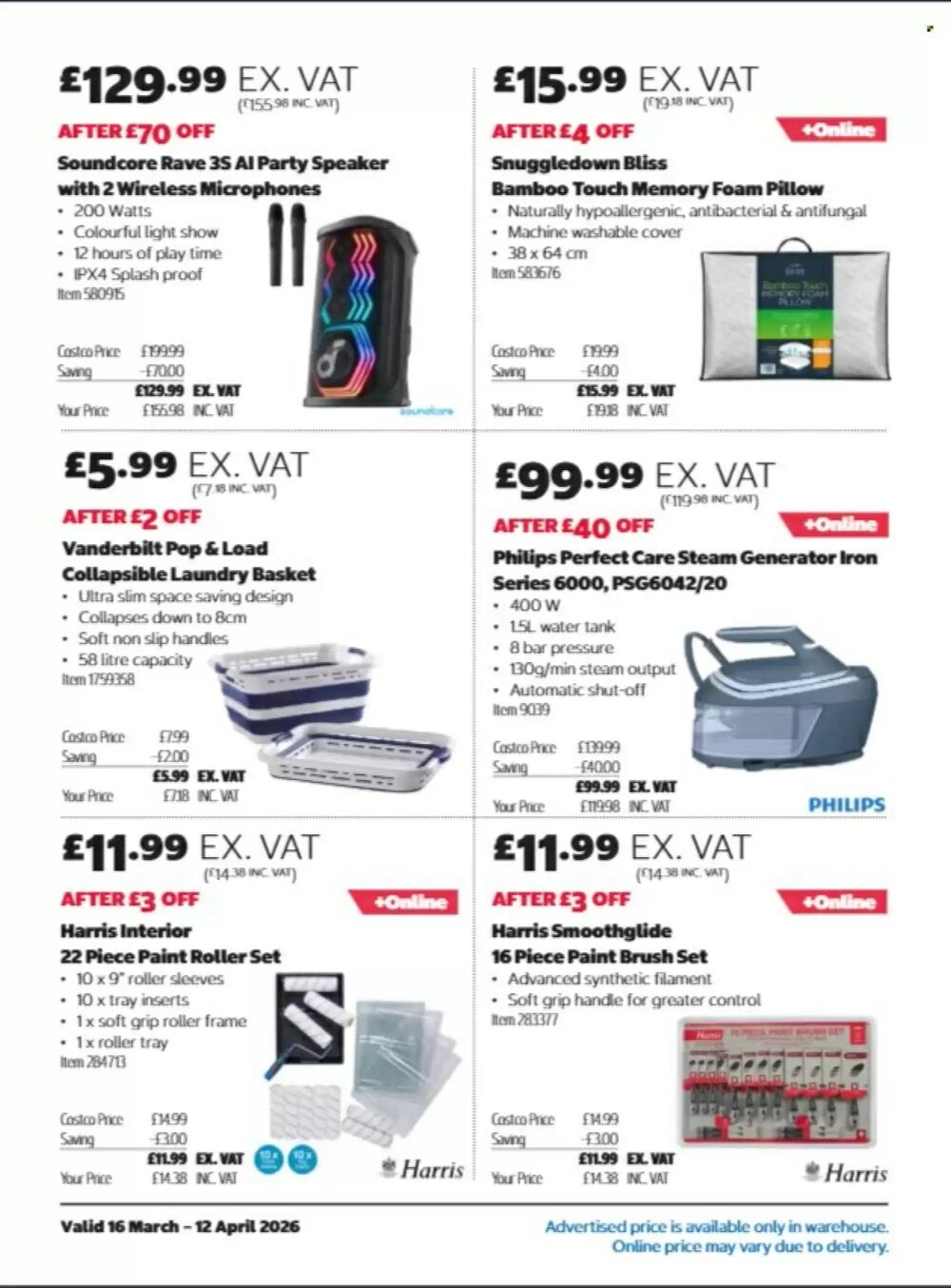 Costco offers valid from 16/03/2026 - Page 6.