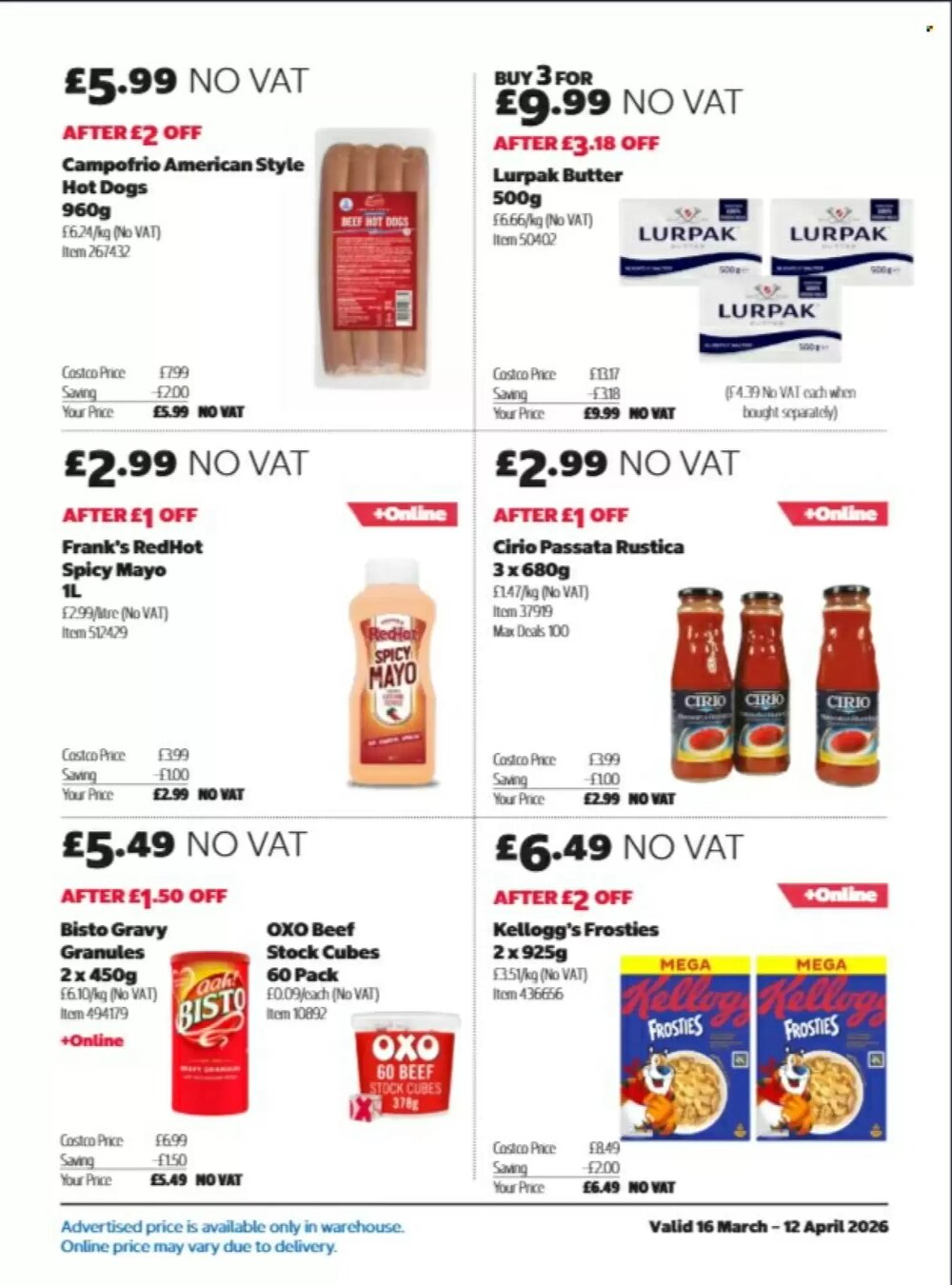 Costco offers valid from 16/03/2026 - Page 9.