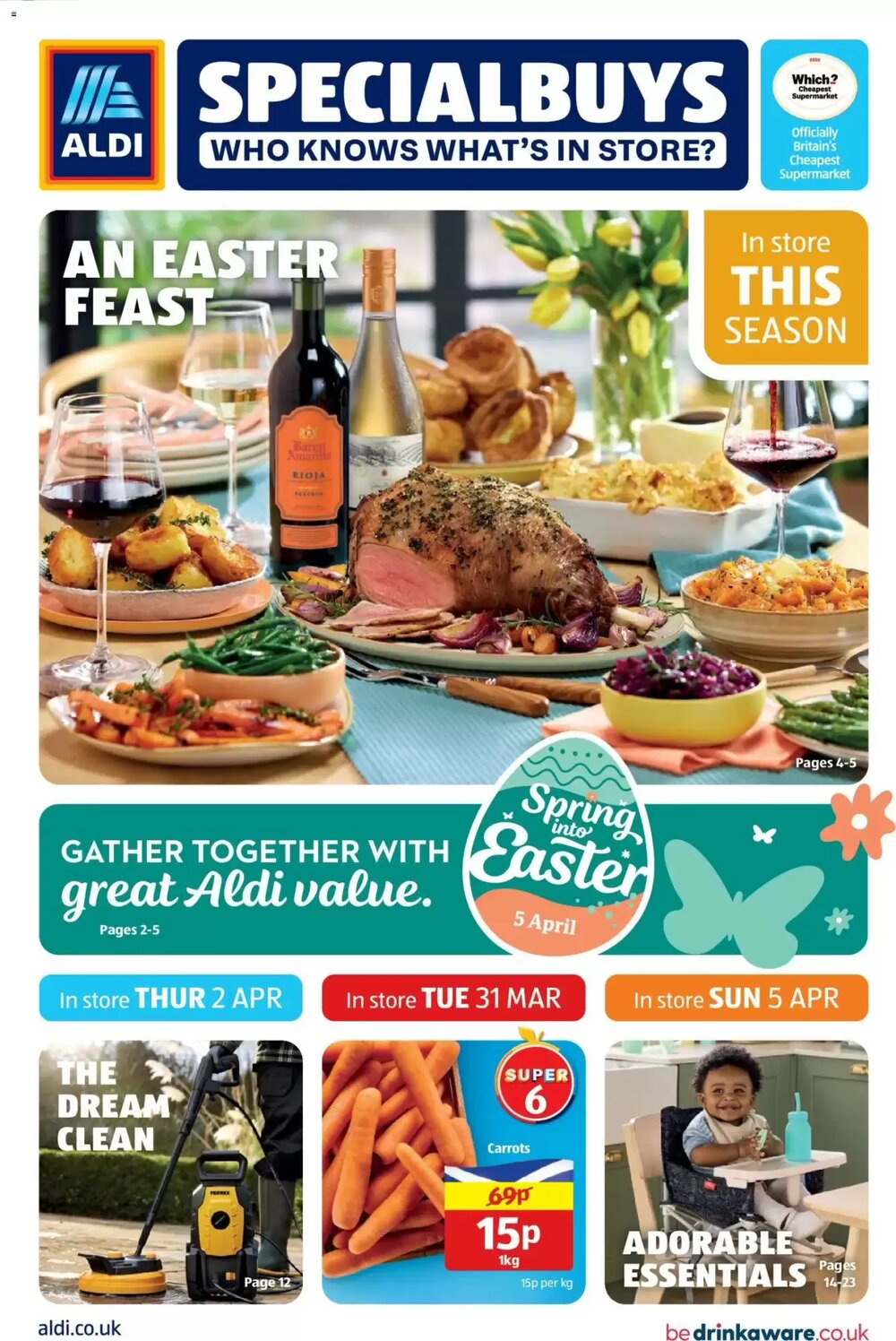 Aldi offers valid from 26/03/2026 - Page 1.