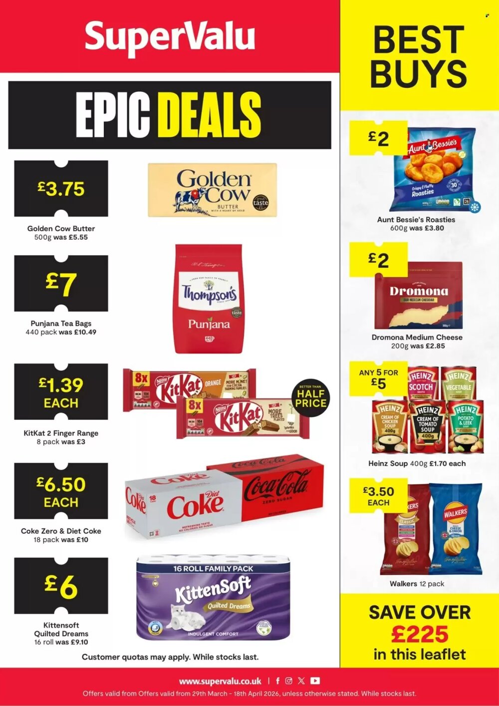 SuperValu offers valid from 29/03/2026 - Page 1.