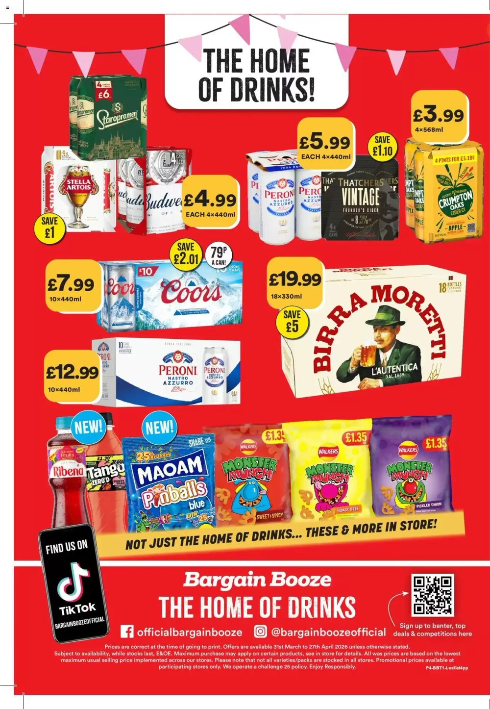 Bargain Booze offers valid from 31/03/2026 - Page 1.