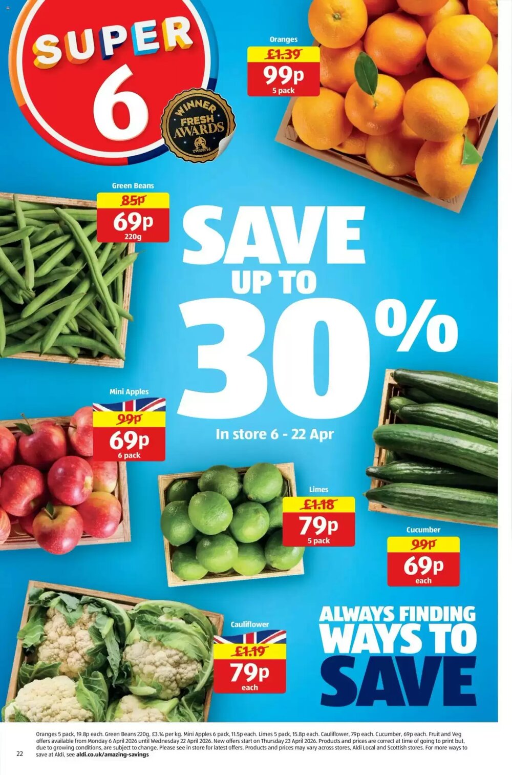 Aldi offers valid from 09/04/2026 - Page 22.