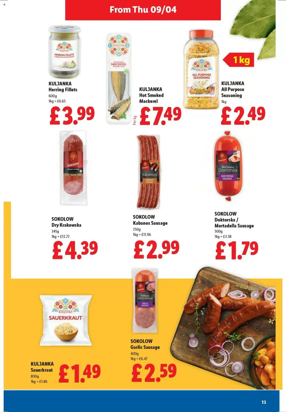 Lidl offers valid from 09/04/2026 - Page 13.