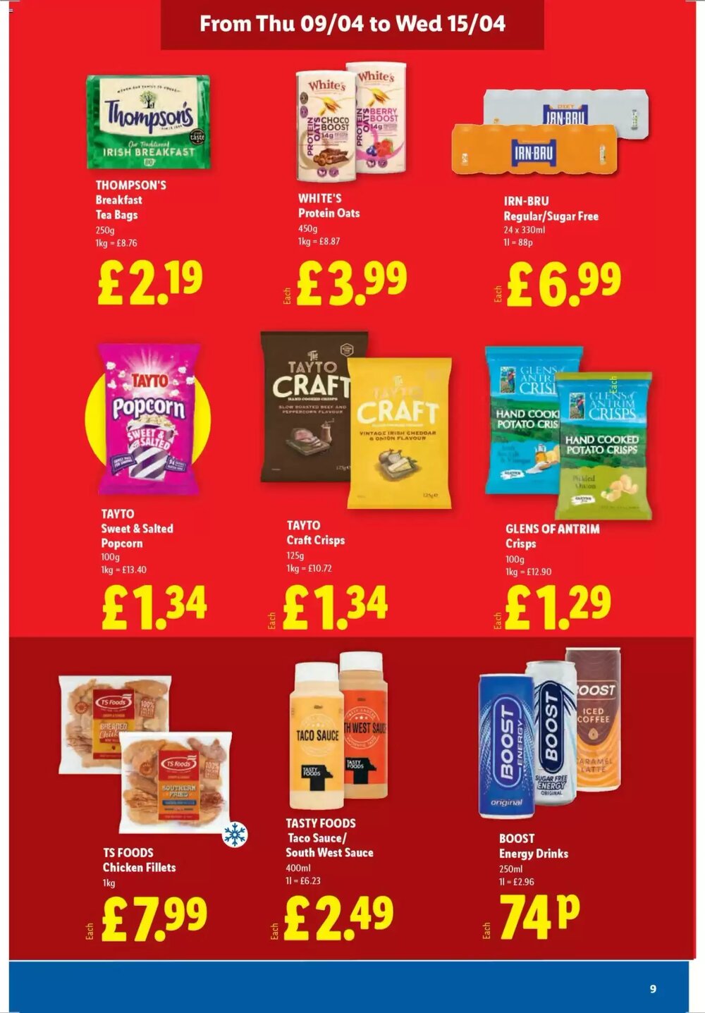 Lidl offers valid from 09/04/2026 - Page 9.
