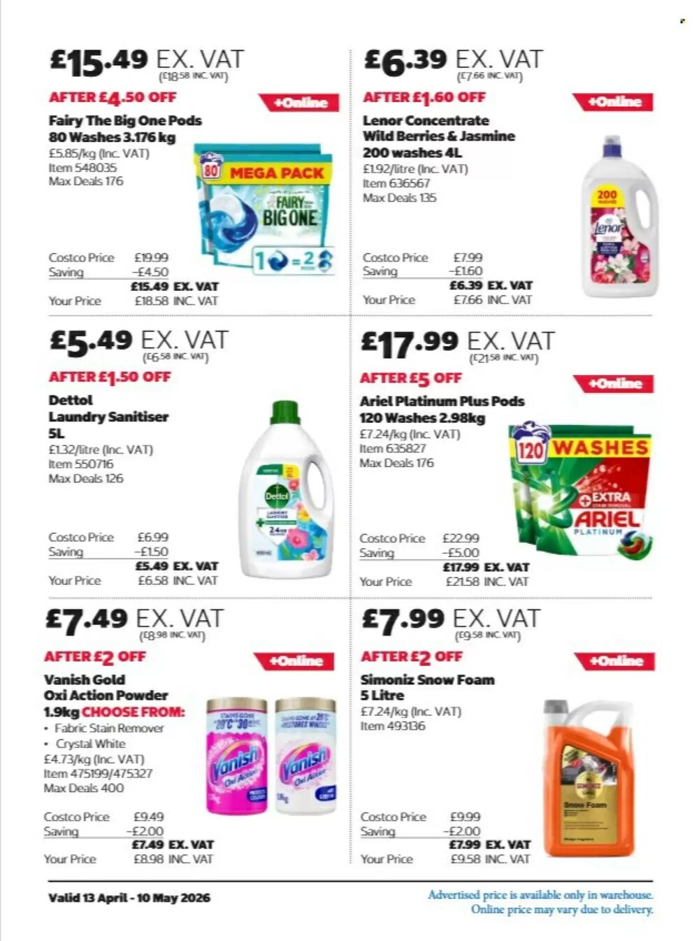 Costco offers valid from 13/04/2026 - Page 26.