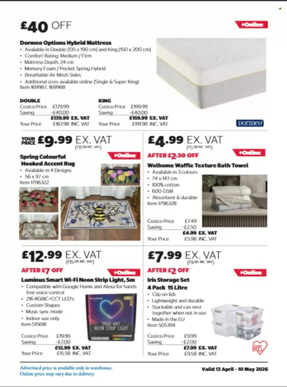 Costco offers valid from 13/04/2026 - Page 9.
