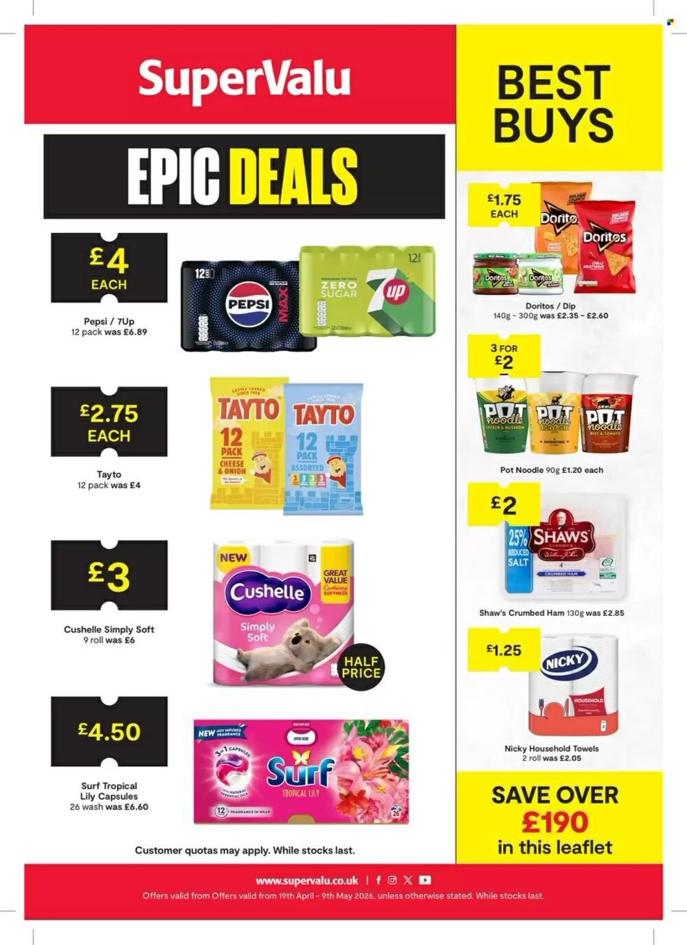 SuperValu offers valid from 19/04/2026 - Page 1.