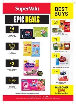 SuperValu offers valid from 19/04/2026