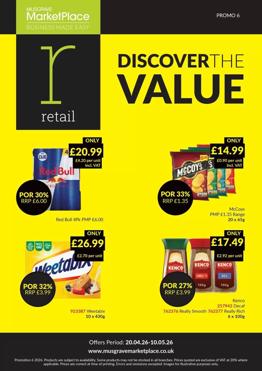 Musgrave MarketPlace offers valid from 20/04/2026 - Page 1.