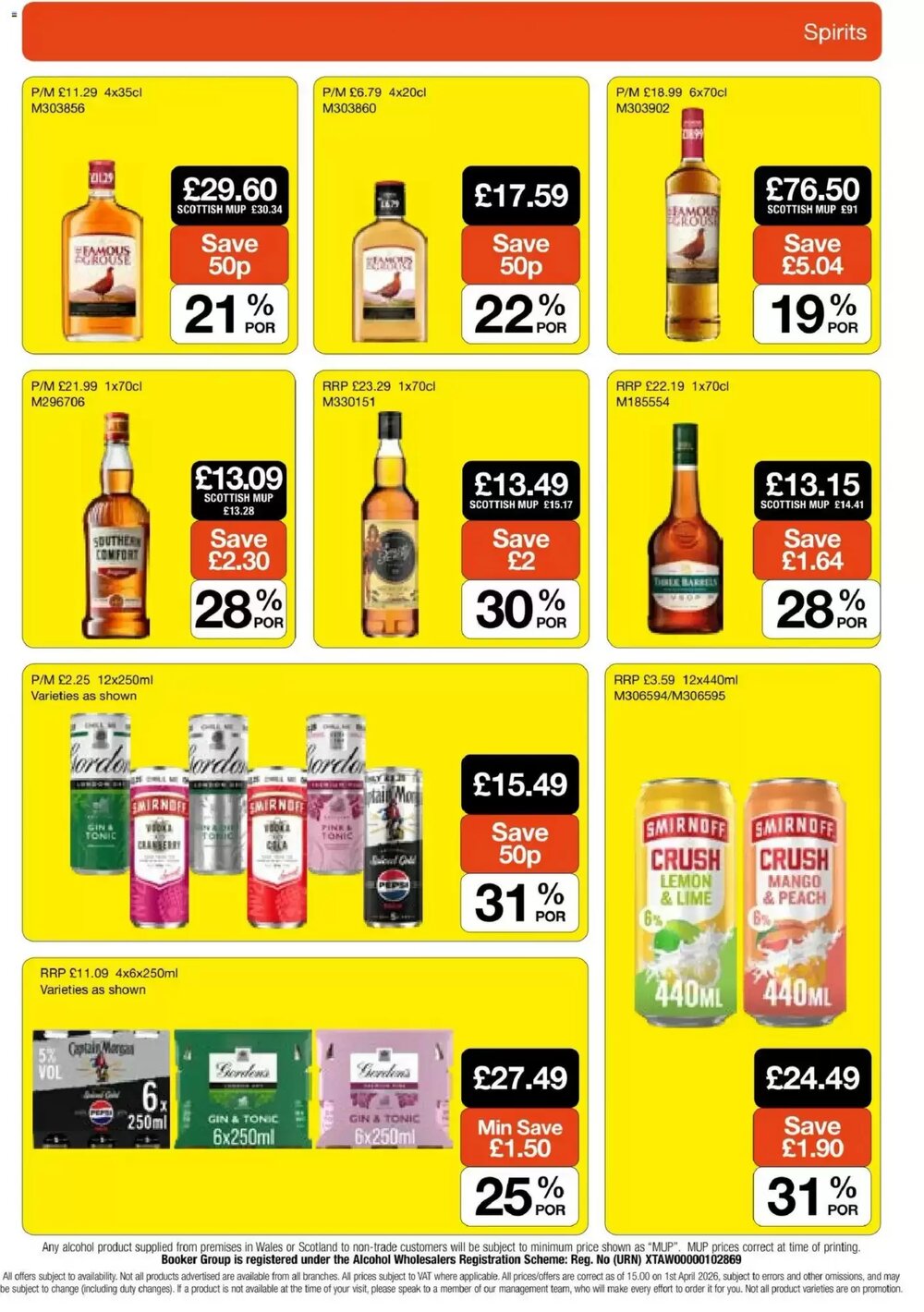 Booker Wholesale offers valid from 22/04/2026 - Page 17.