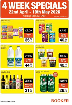 Booker Wholesale offers valid from 22/04/2026