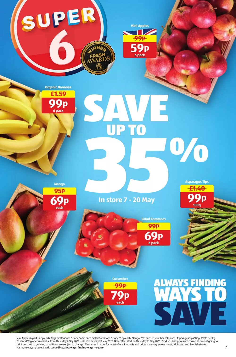 Aldi offers valid from 07/05/2026 - Page 23.