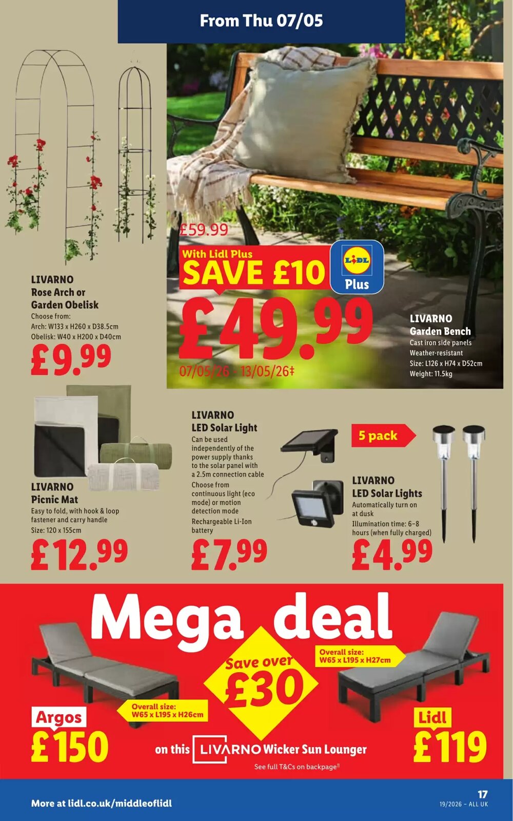 Lidl offers valid from 07/05/2026 - Page 19.