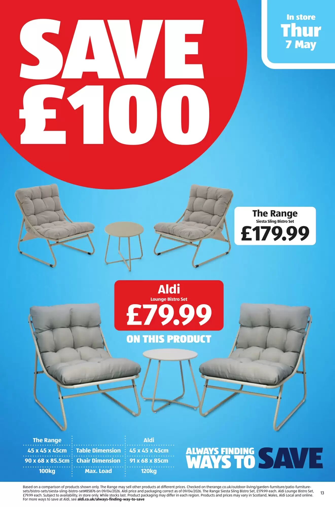 Aldi offers valid from 07/05/2026 - Page 13.