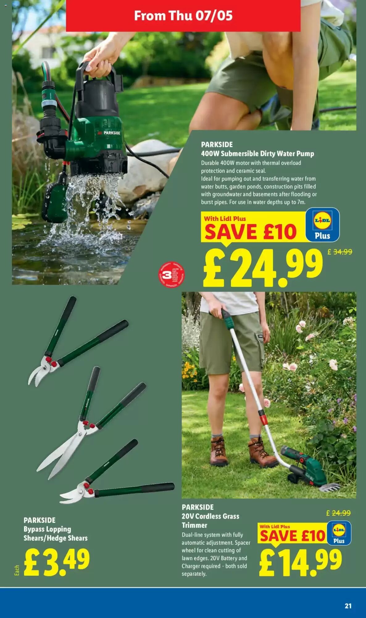 Lidl offers valid from 07/05/2026 - Page 21.