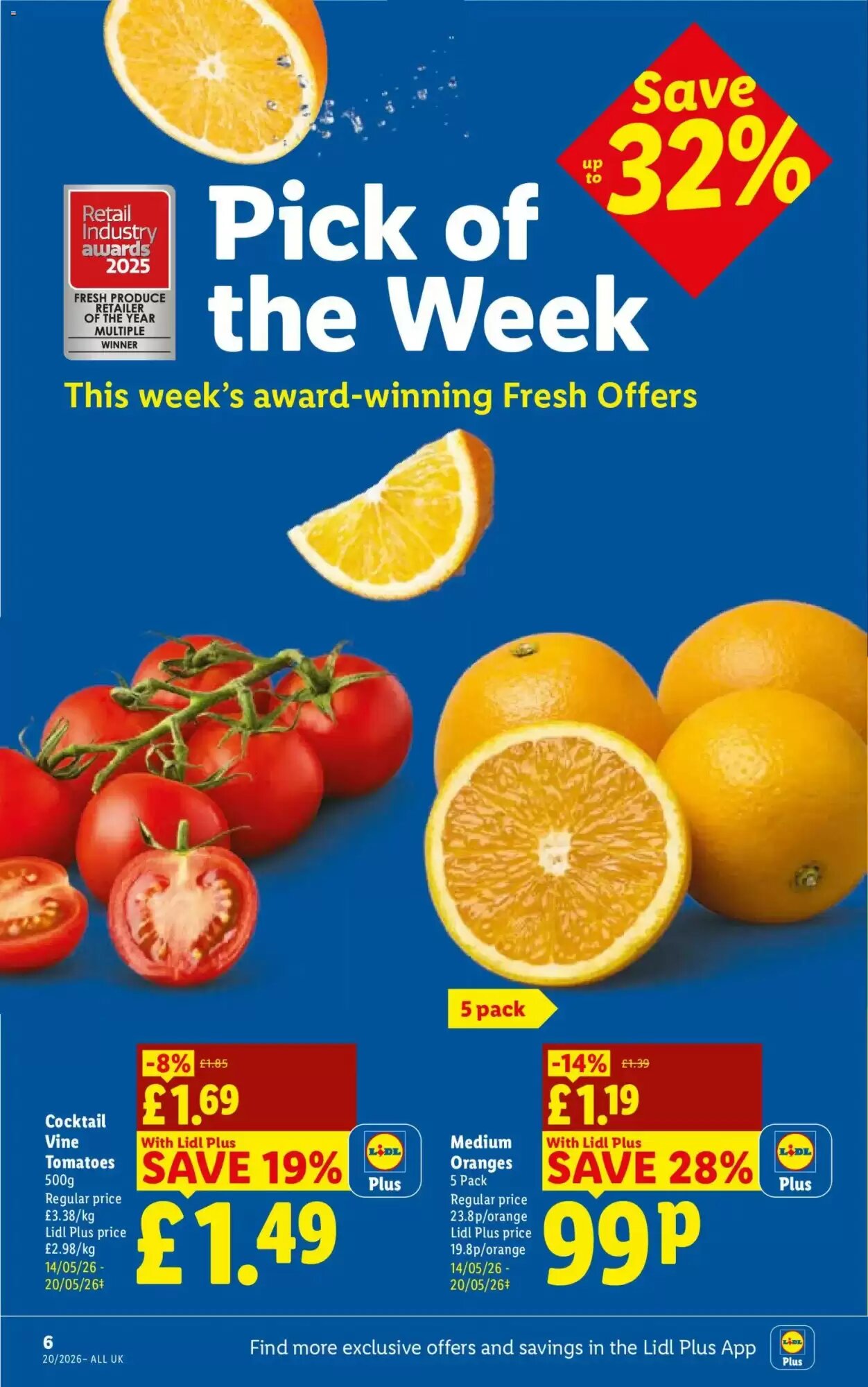 Lidl offers valid from 14/05/2026 - Page 6.