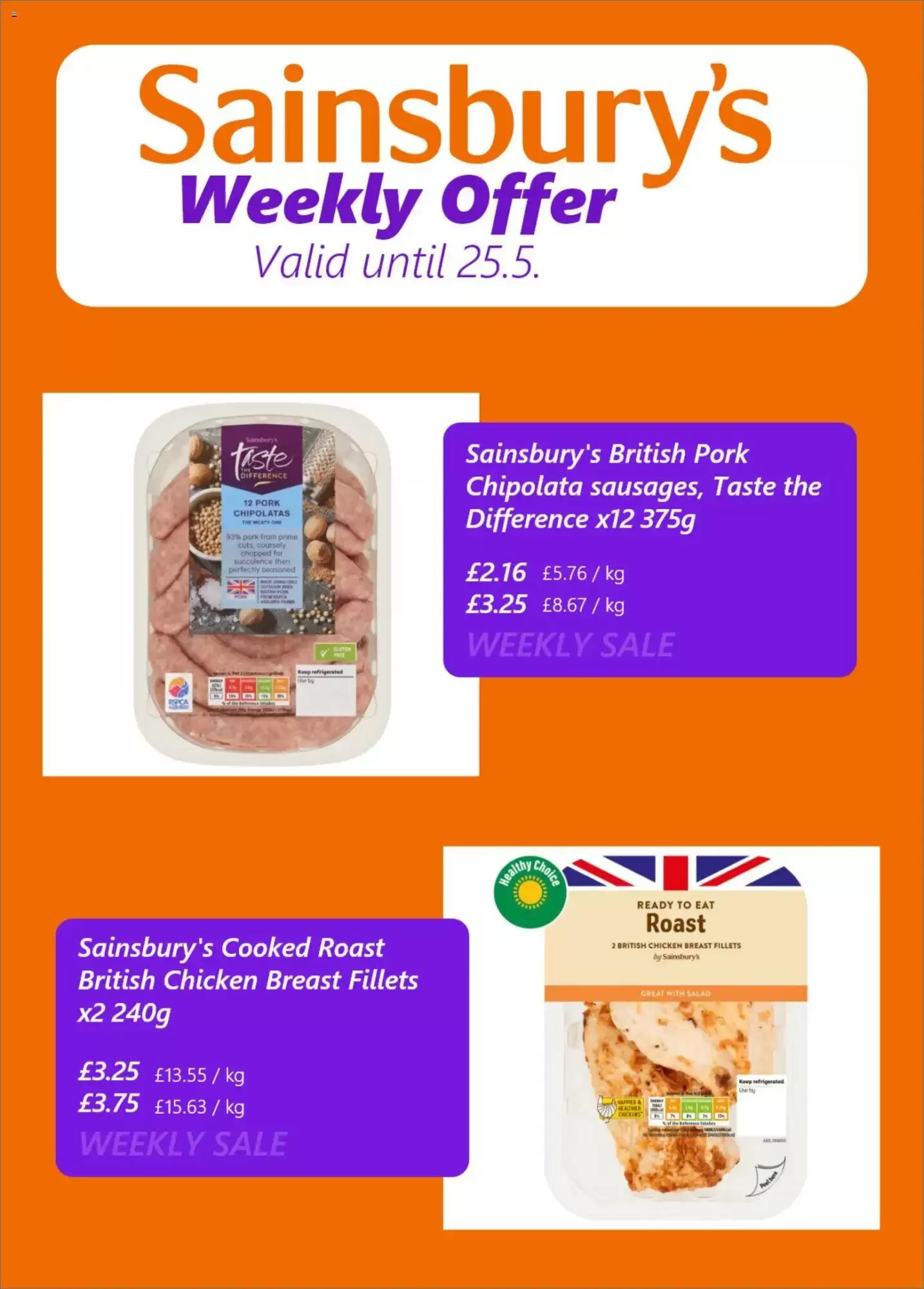 Sainsbury's offers valid from 19/05/2026 - Page 2.