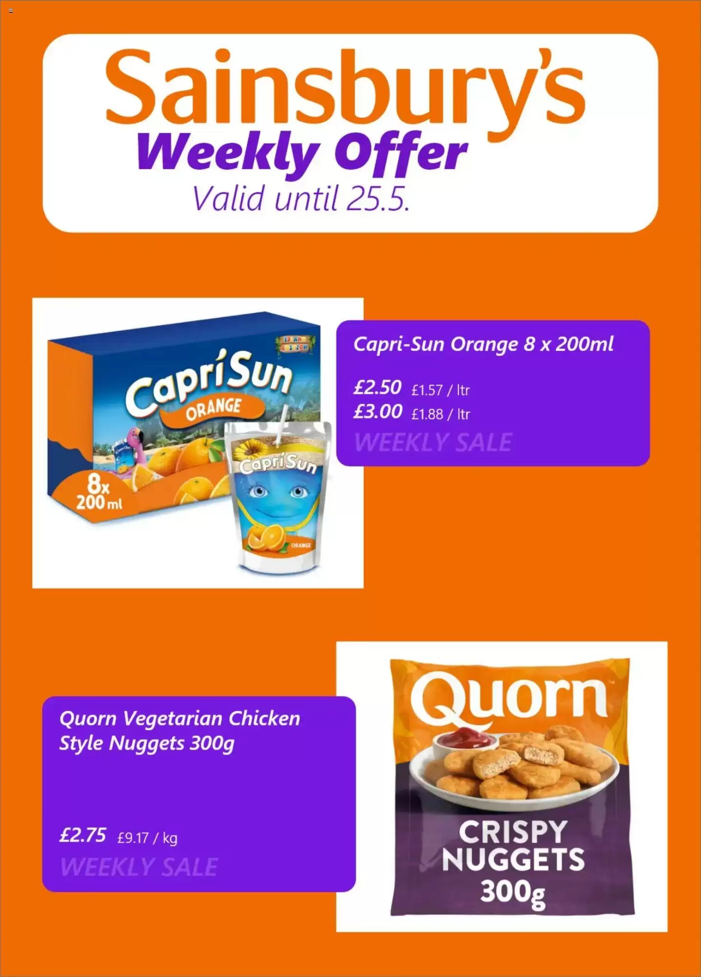 Sainsbury's offers valid from 19/05/2026 - Page 3.
