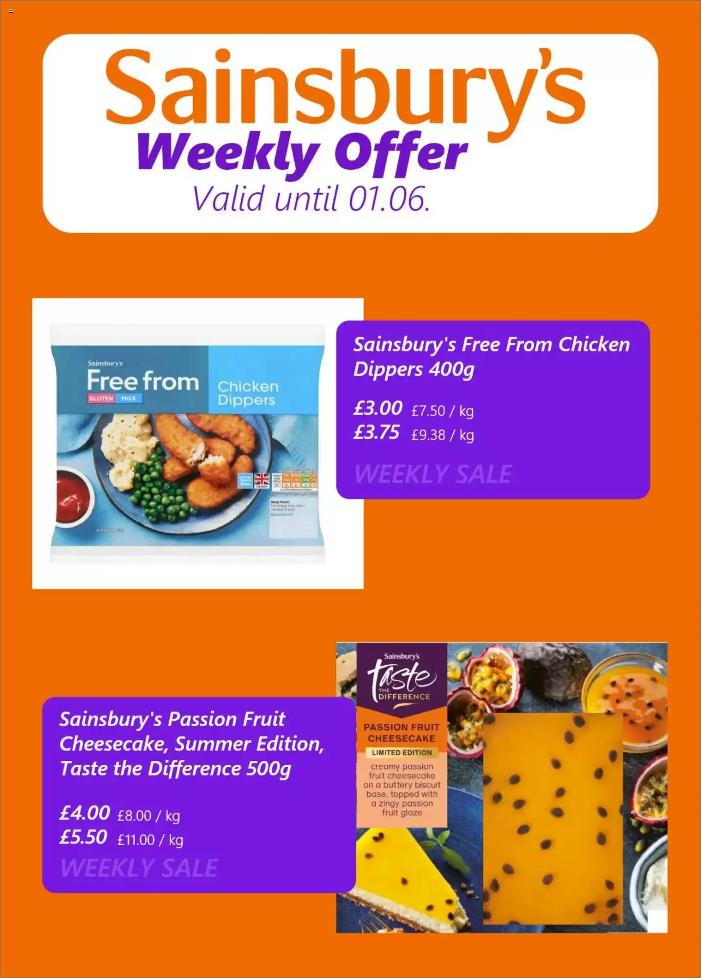 Sainsbury's offers valid from 26/05/2026 - Page 3.
