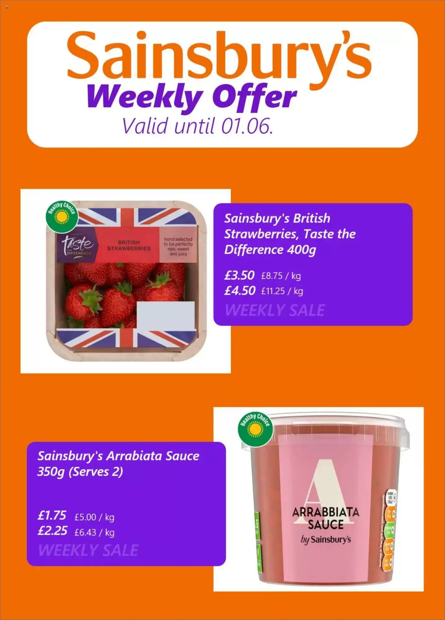 Sainsbury's offers valid from 26/05/2026 - Page 4.