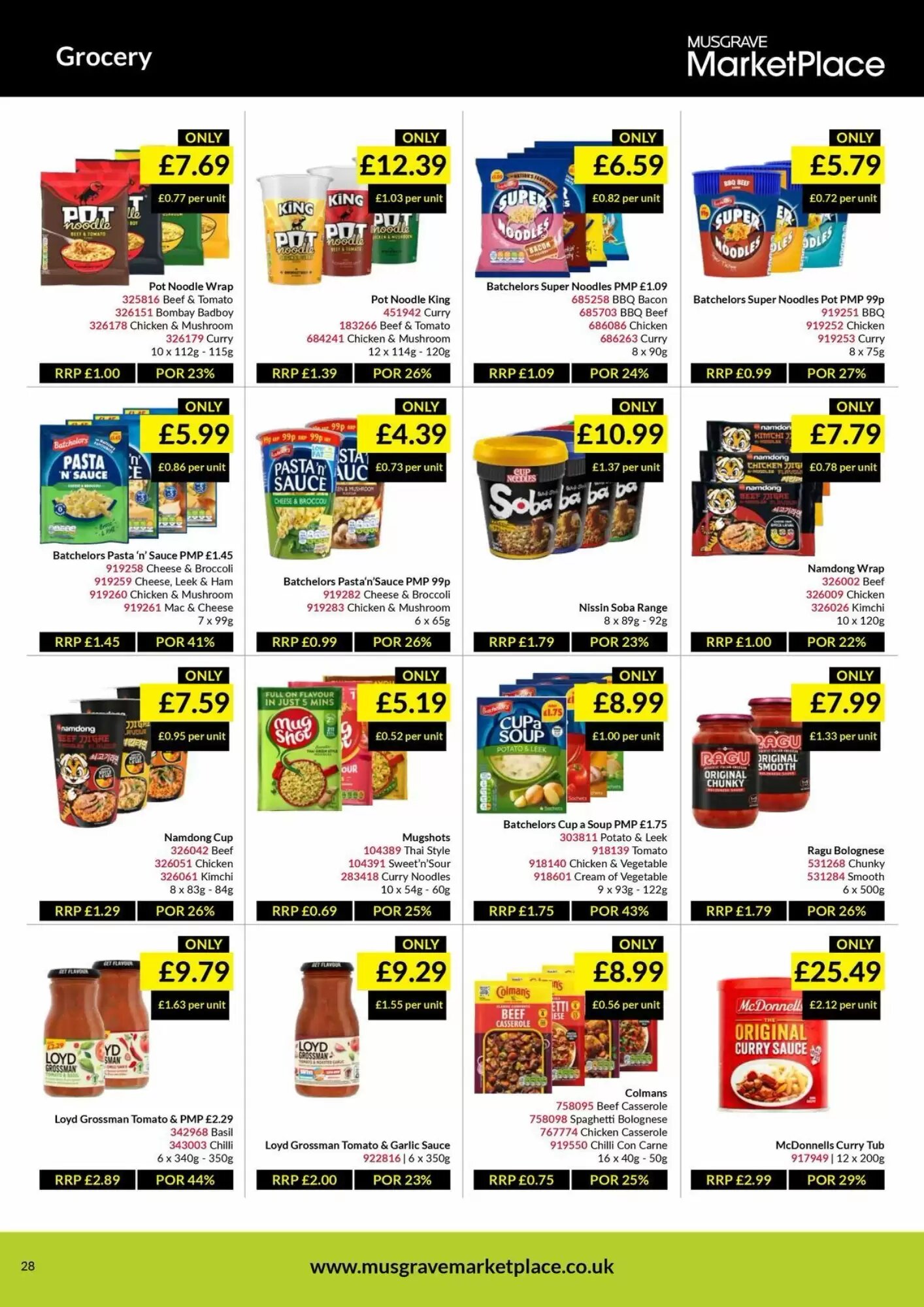 Musgrave MarketPlace offers valid from 01/06/2026 - Page 28.