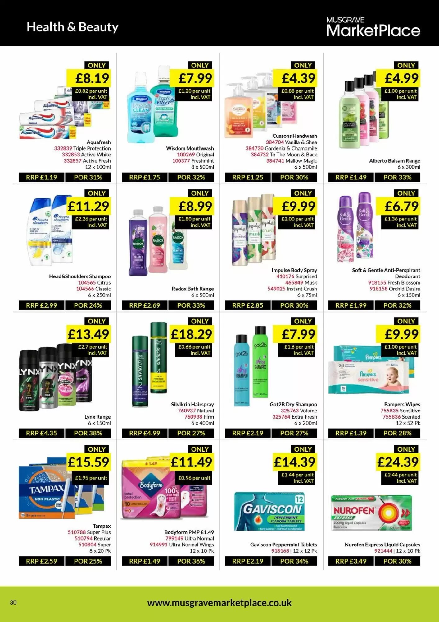 Musgrave MarketPlace offers valid from 01/06/2026 - Page 30.