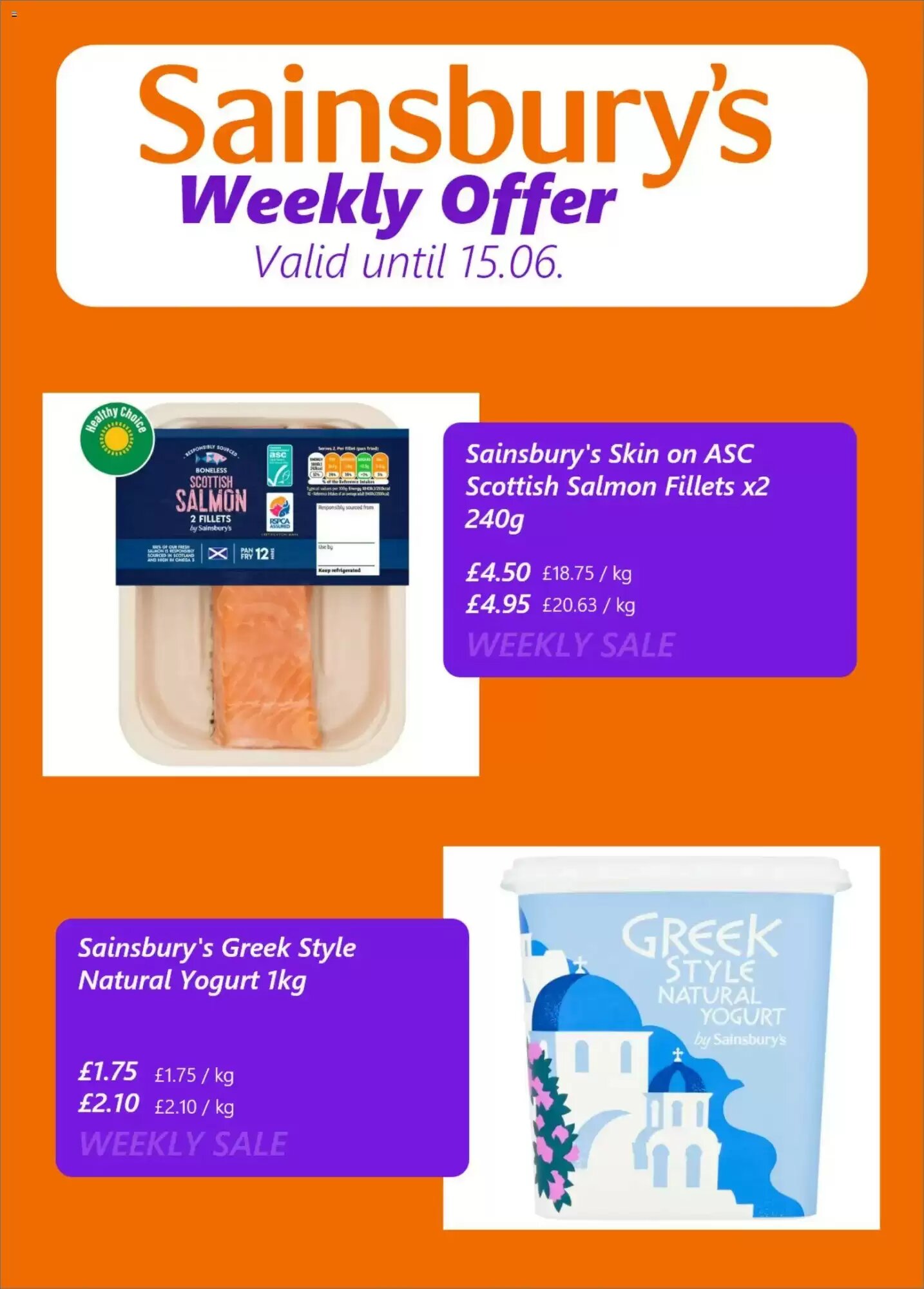 Sainsbury's offers valid from 09/06/2026 - Page 4.