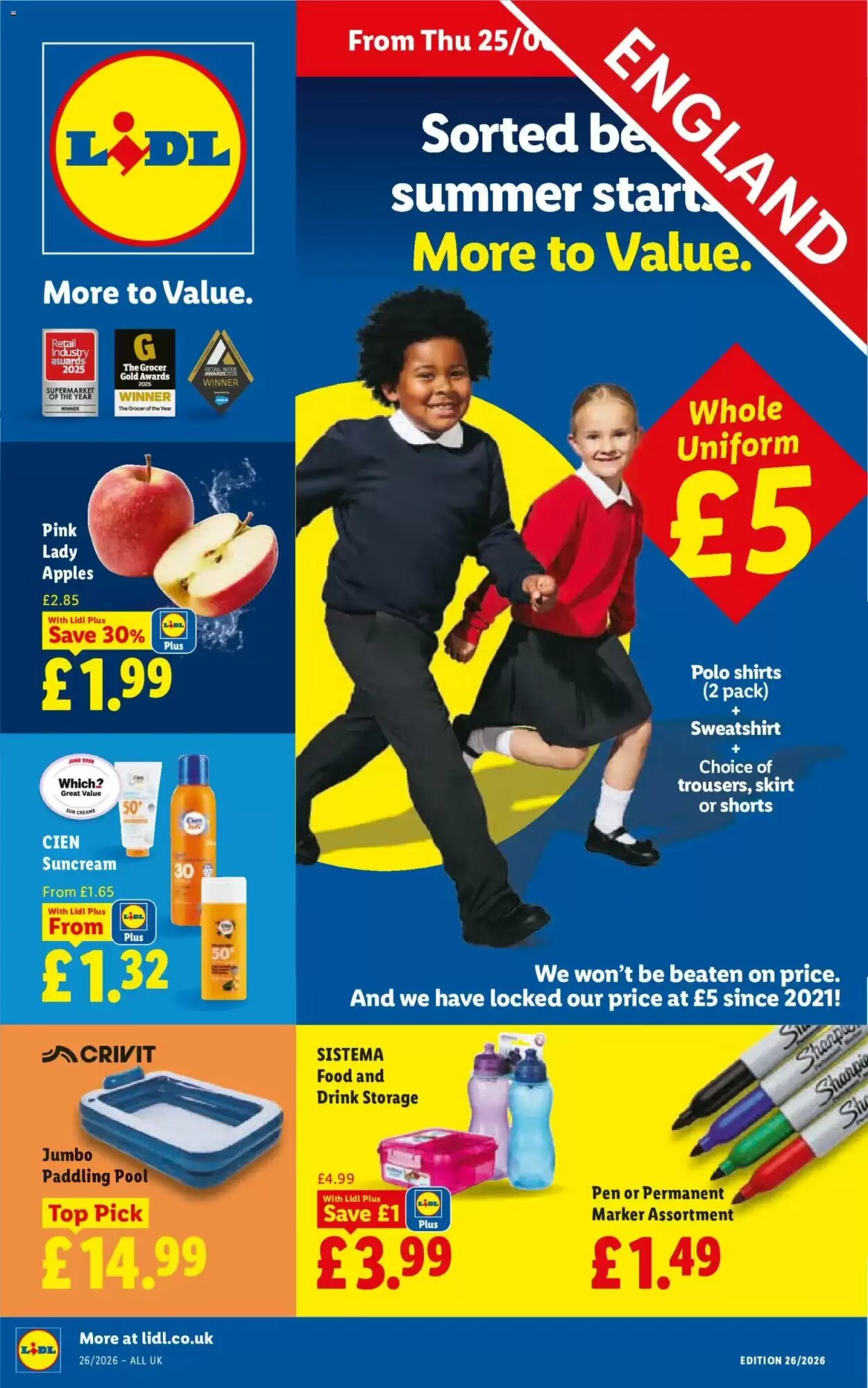 Lidl offers valid from 25/06/2026 - Page 1.