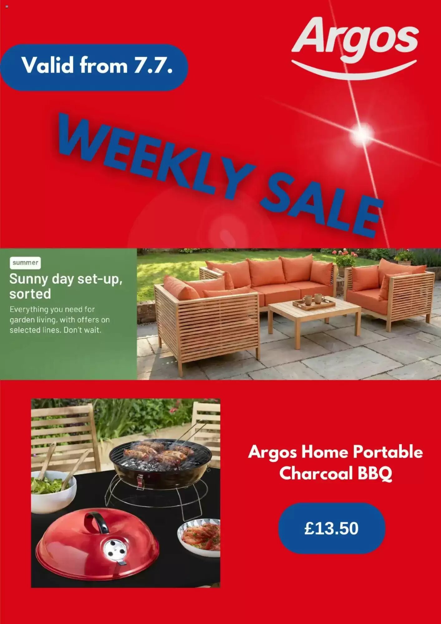 Argos offers valid from 07/07/2026 - Page 1.